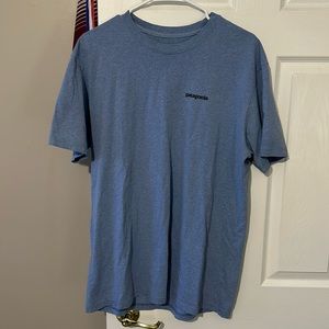 Large Light Blue Patagonia Tee